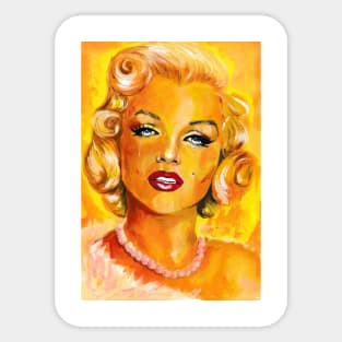 Blonde Goddess Sticker